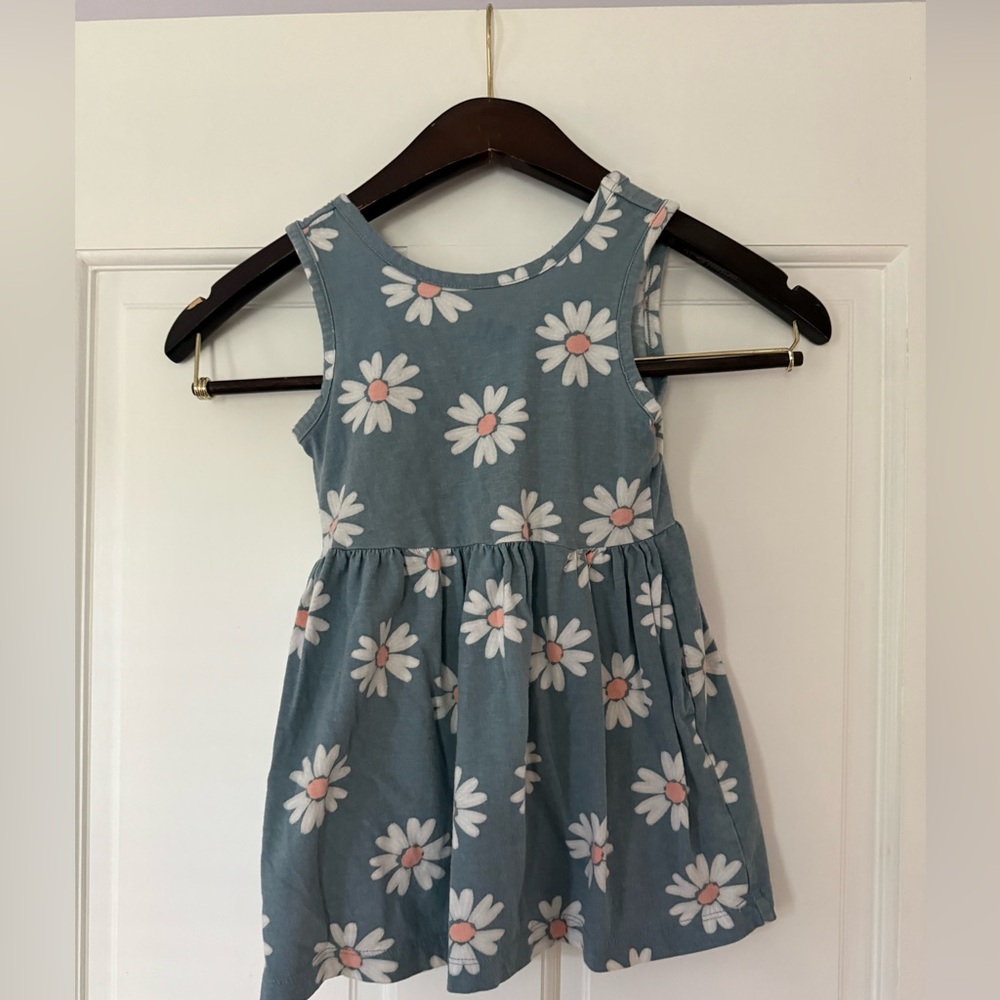 Adorable Daisy Print Kids Dress